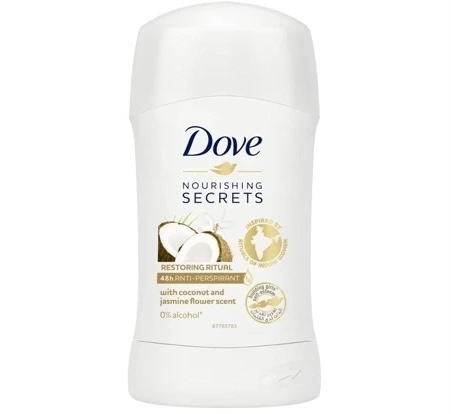 استیک ضد تعریق زنانه داو مدل Nourishing Secrets وزن ۴۰ گرم با رایحه نارگیل و گل یاس