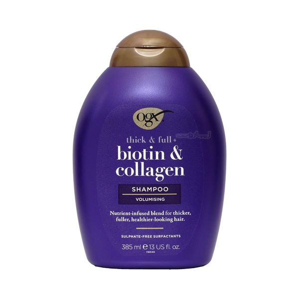 شامپو BIOTIN & COLLAGEM ضد ریزش حجم385ml اصل