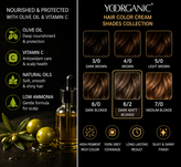 رنگ مو حرفه ای یورگانیک حرفهای YOORGANIC Smooth & Shine شماره 6/2 بلوند دودی تیره (Dark Matt Blonde) حجم 100ml(بدون آمونیاک)