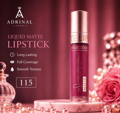 رژ لب ANGEL ROSE کد 115 رنگ رز نود جذاب