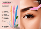 تیغ اصلاح ابرو Eyebrow Razor در حال فرمدهی و اصلاح دقیق ابرو برای زیبایی طبیعی و تمیز