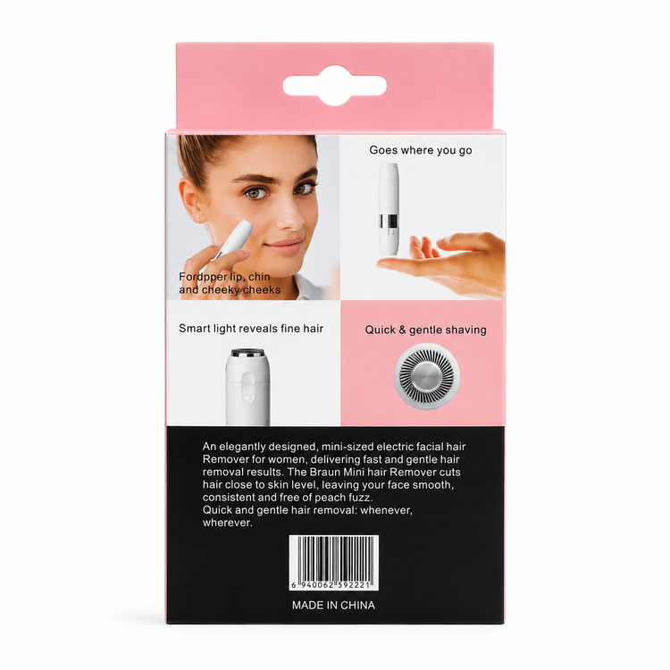 شیور صورت زنانه Mini Hair Remover مناسب اصلاح موهای زائد صورت بدون درد و حساسیت